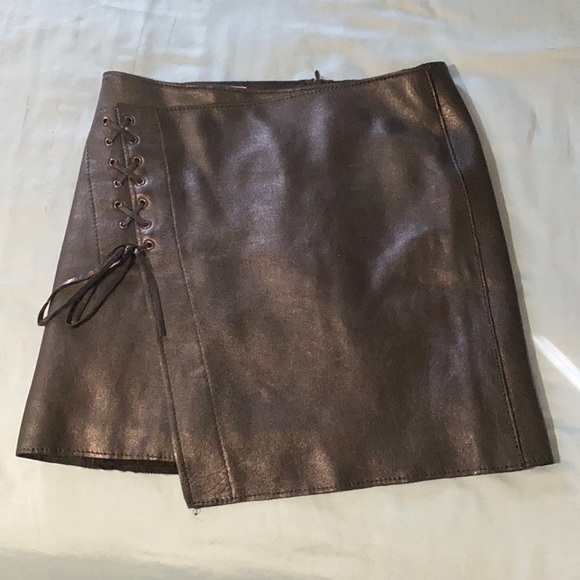 Vanessa Bruno Leather Skirt